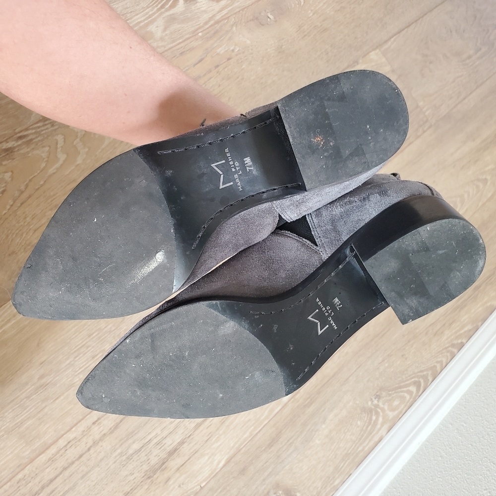 Marc Fishers Suede Booties - Picture 5 of 10